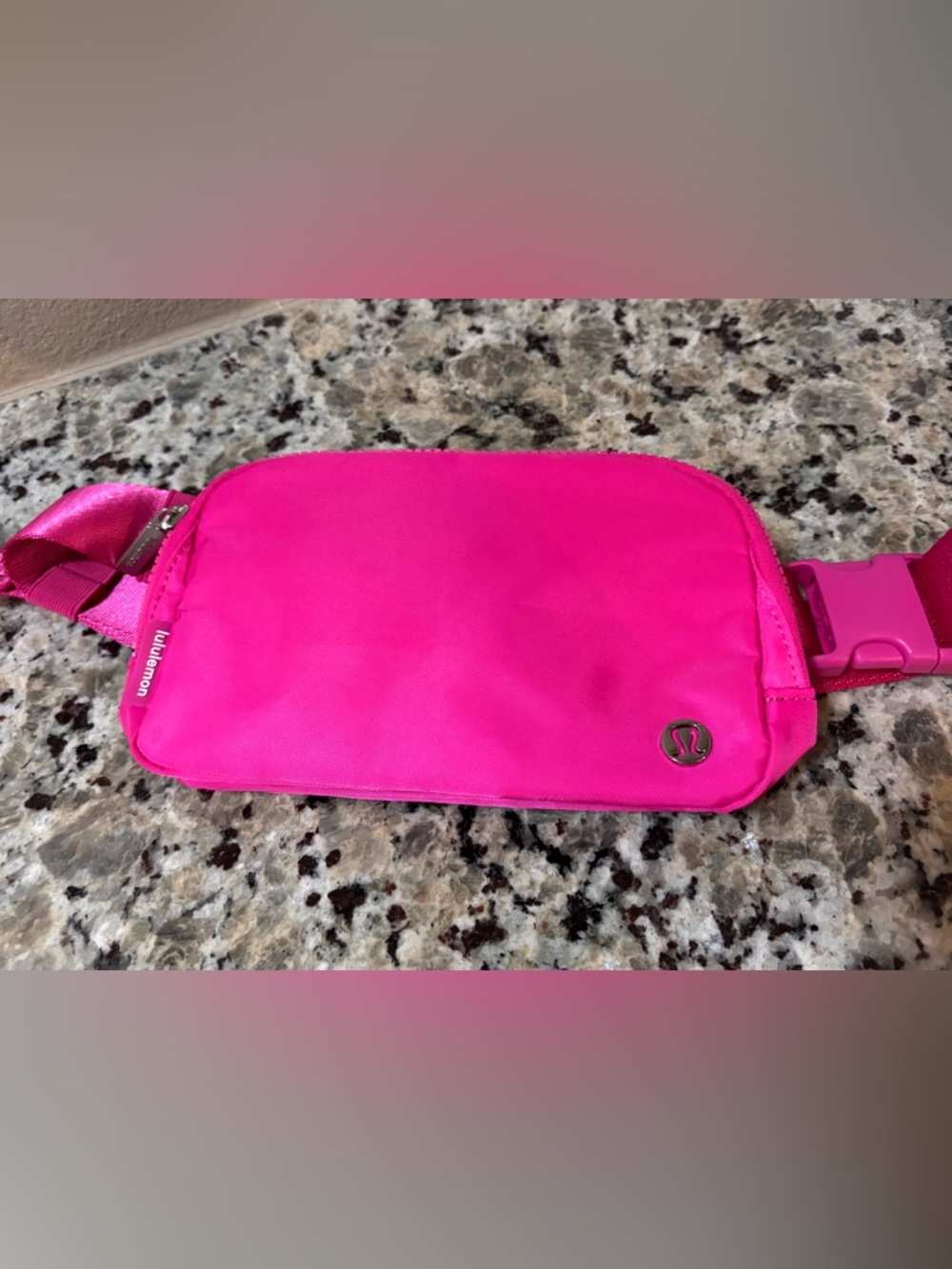 lululemon Bright Pink Wristlet Pouch